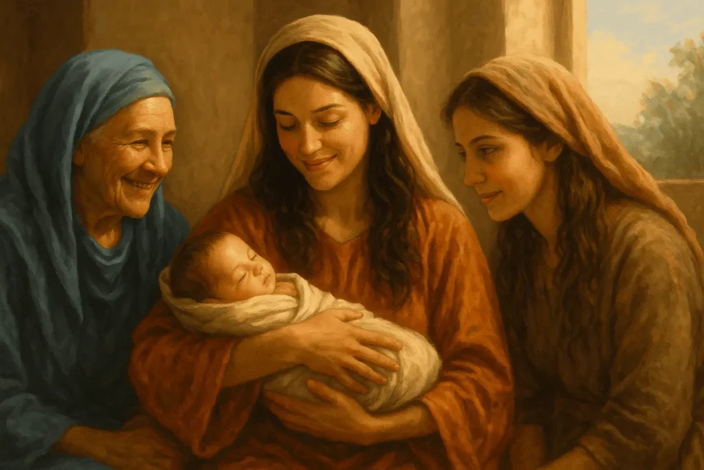 Imagem sensível de uma mãe abraçando seu filho com ternura, ilustrando o consolo maternal comparado ao cuidado de Deus, conforme Isaías 66:13 na palavra de Deus para o Dia das Mães.