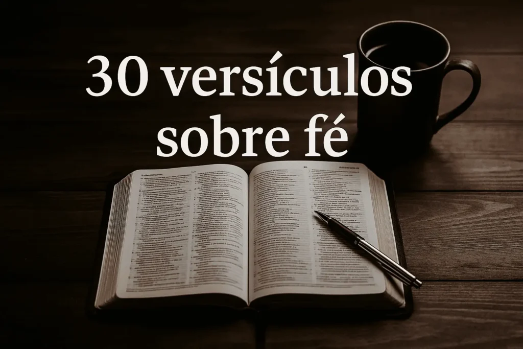versículos sobre fé