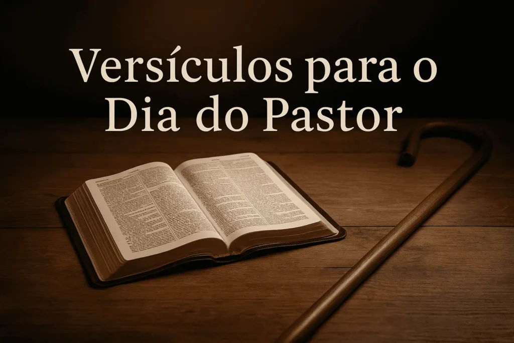 Versículos para o Dia do Pastor